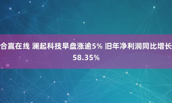 合赢在线 澜起科技早盘涨逾5% 旧年净利润同比增长58.35%